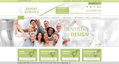 Desktop Screenshot of dentalartistry.co.uk